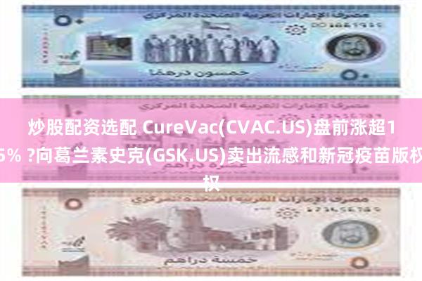 炒股配资选配 CureVac(CVAC.US)盘前涨超15% ?向葛兰素史克(GSK.US)卖出流感和新冠疫苗版权