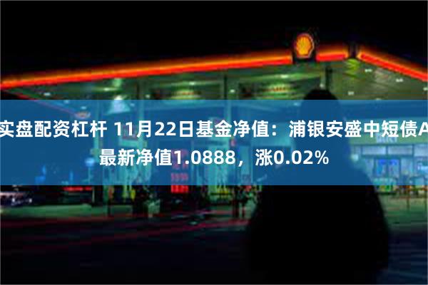 实盘配资杠杆 11月22日基金净值：浦银安盛中短债A最新净值1.0888，涨0.02%